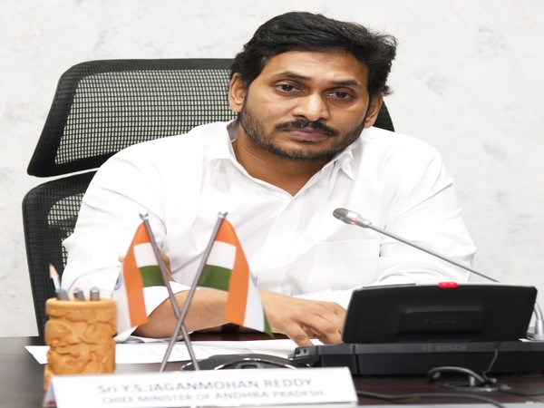 Andhra Pradesh Chief Minister YS Jagan Mohan Reddy at a review meeting on Saturday. 
