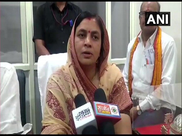 BJP MLA from Ganj Basoda, Leena Jain in Vidisha, Madhya Pradesh on July 1.