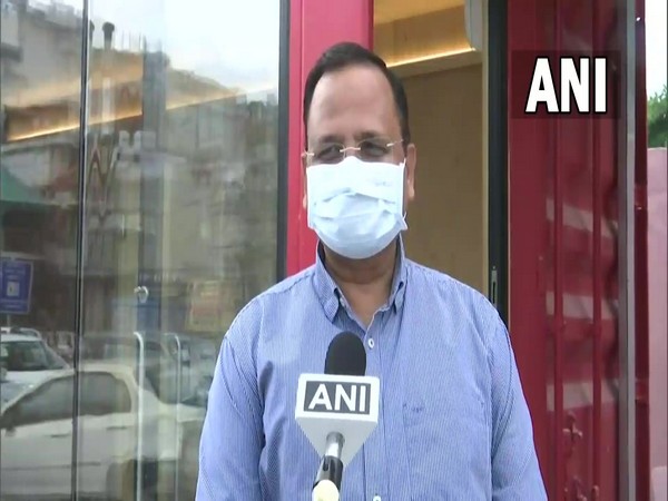 Delhi Health Minister Satyendra Jain speaking to ANI on Thursday. (file photo)