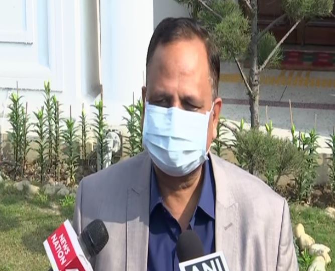 Delhi Health Minister Satyendra Jain. (ANI/photo)