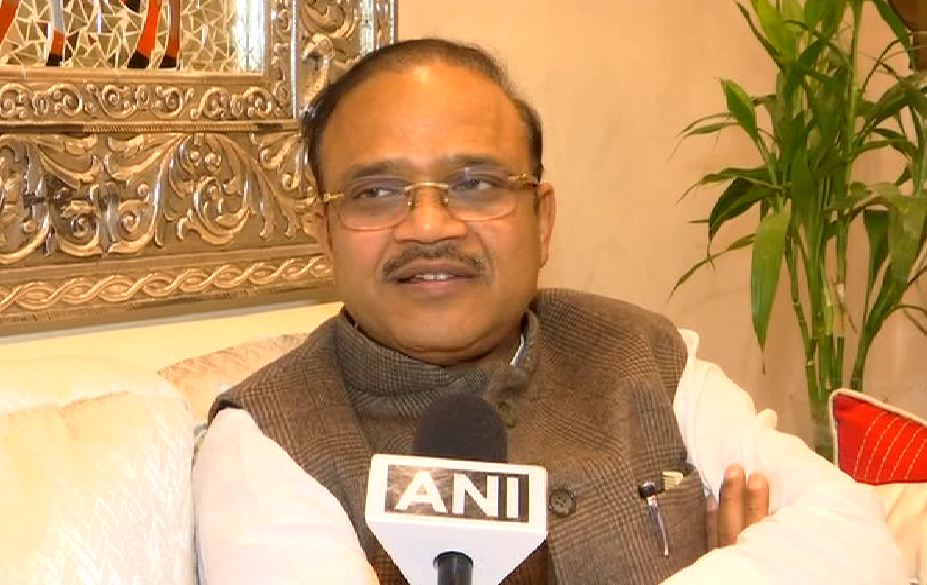 BJP Haryana in-charge Anil Jain talking to ANI at New Delhi on Sunday