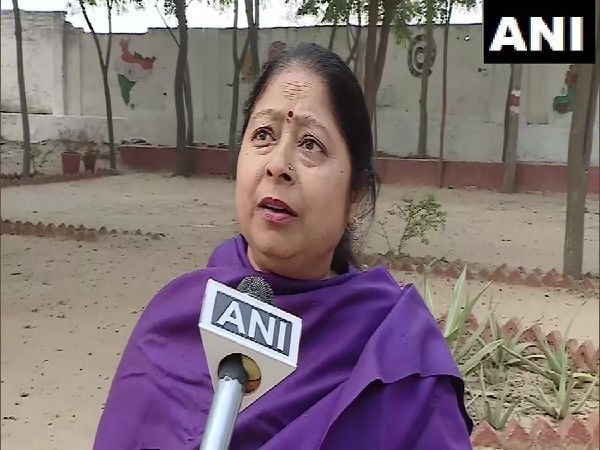 Principal of the college, Anjana Agarwal speaking to ANI in Jaipur, Rajasthan on Tuesday. 
