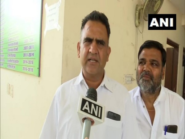 Secretary Kukarkheda Mandi, Ramcharan speaking to ANI in Jaipur. 