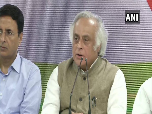 Congress leader Jairam Ramesh addressing press conference in new Delhi on Friday 