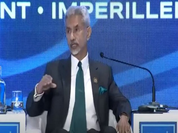  External Affairs Minister (EAM) S Jaishankar addressing an international conclave in New Delhi.
