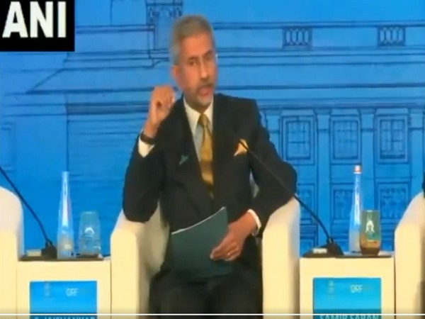 S Jaishankar speaking at Raisina dialogue 2020 on Wednesday. 