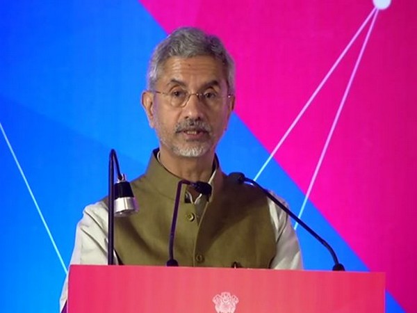 External Affairs Minister S Jaishankar delivering a keynote address on the occasion of the completion of 55 years of ITEC programme in New Delhi on Monday. Photo/ANI