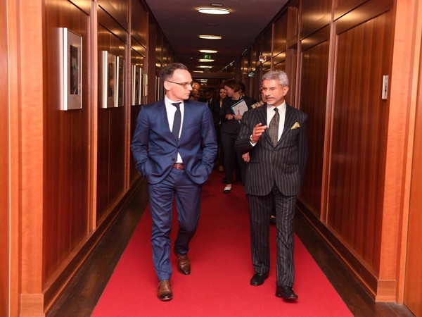 External Affairs Minister S Jaishankar with German counterpart Heiko Maas in Berlin (Picture Credits: Jaishankar/Twitter)