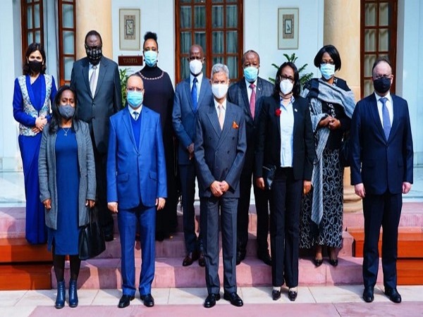 EAM Dr S Jaishankar holds talks with his counterparts from African countries (Photo Credit: Twitter/ S Jaishankar)