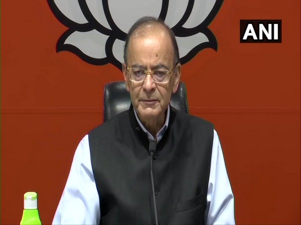 Finance Minister Arun jaitley addressing a media briefing in Delhi on Friday.