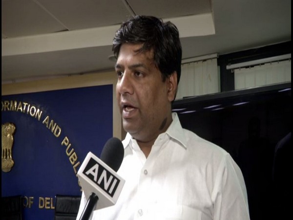 Delhi Jal Board vice-chairperson Dinesh Mohaniya speaks to ANI on Saturday [Photo/ANI]