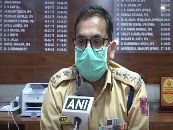 SSP Ramesh Angral speaking to ANI in Poonch, Jammu and Kashmir. 