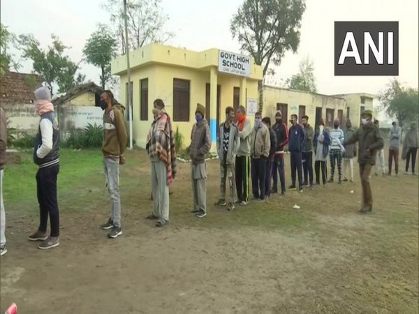 During the DDC election in J-K on Friday. (Photo/ANI) 