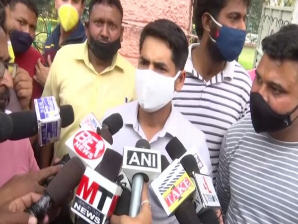 The wildlife department official speaking to media on Tuesday. 