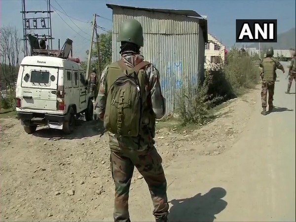 The security forces are conducting a search operation in the Anantnag district. (visuals deferred by unspecified time)