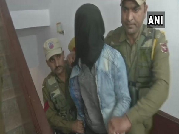 Visual from the blast site in Jammu.