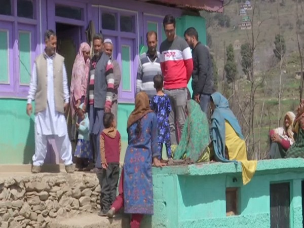 Locals working in Budhal block under MNREGA. (Photo/ANI)
