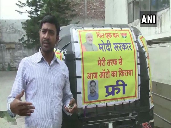 Jamuna Prasad, Uttarakhand-based auto driver, offering free rides to commuters.