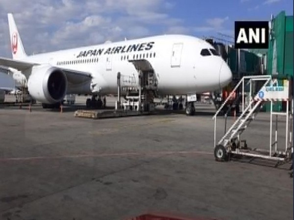 Japan Airlines at Delhi airport. Photo/ANI