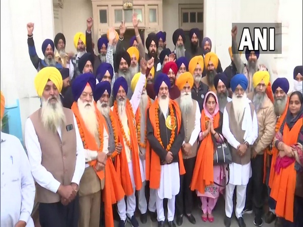 Visual of the SGPC Jatha (Photo/ANI)