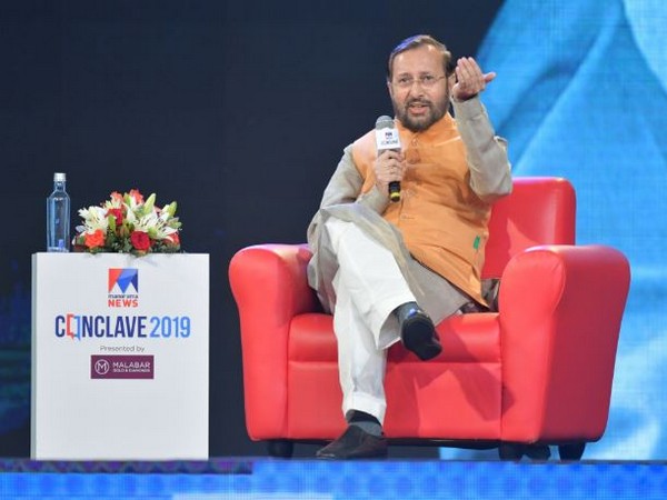 Union Minister Prakash Javadekar speaking at the news conclave organised by Malayala Manorama Company limited at Kochi in Kerala on Friday.