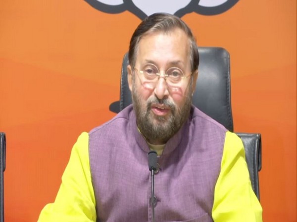 Prakash Javadekar addressing a press conference on Thursday in New Delhi.