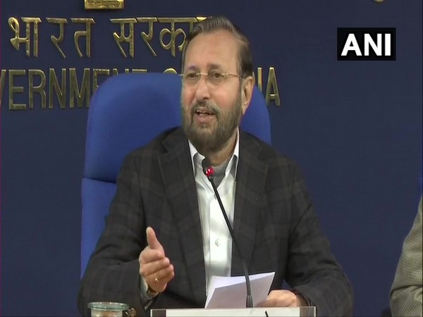Union Minister Prakash Javadekar brieding media about Cabinet decisions in New Delhi on Wednesday 