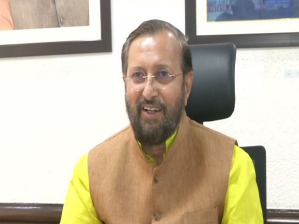 Union I and  B Minister Prakash Javadekar addressing media in New Delhi on Friday 