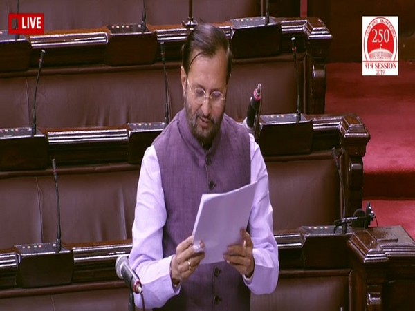 Union Environment Minister Prakash Javadekar speaking in Rajya Sabha on Thursday 