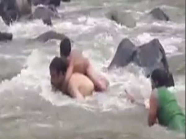 After consistent efforts, the duo managed to save the child. (Photo: ANI)