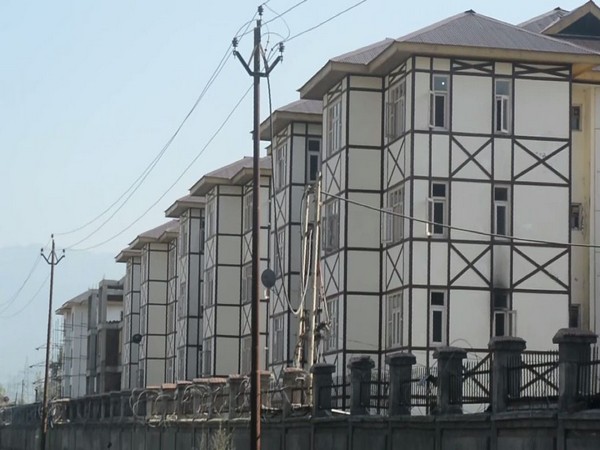 Residential buildings for migrant pandits in Anantnag. 