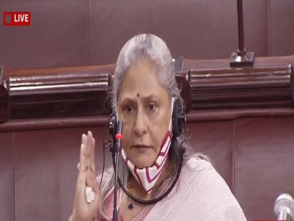 Samajwadi Party MP Jaya Bachchan speaking in Parliament on Tuesday.