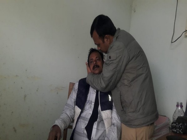 Journalist Jayant Debnath who was allegedly beaten by 2 constables in Basugaon (Photo/ANI) 