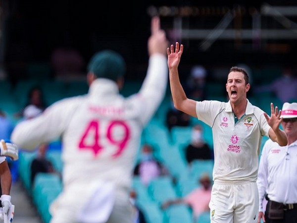 Australia pacer Josh Hazlewood  (Image: ICC's Twitter)