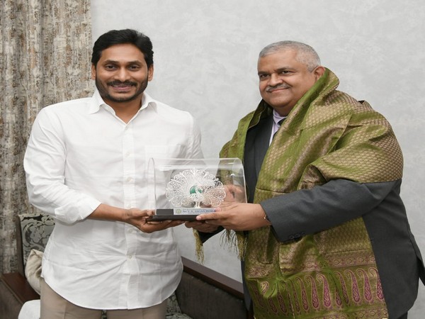 UN Assistant Secretary-General Satya S Tripathi meets Andhra Pradesh CM YS Jagan Mohan Reddy