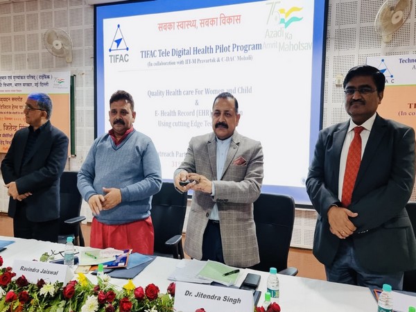 Union Minister of State Dr Jitendra Singh launches the Tele-Digital Healthcare Pilot Program at BHU, Varanasi (Photo/PIB)