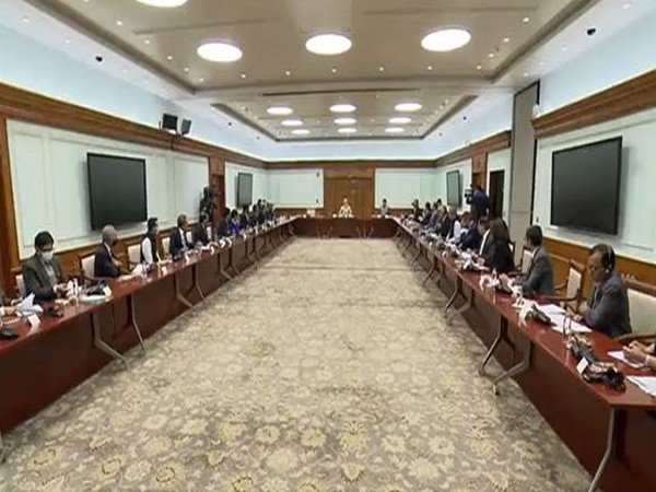 PM Modi interacts with CEOs of companies from various sectors of industry (Photo/ANI)
