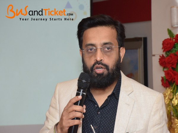 Aamir J Ahmad, CEO of the online ticketing platform BusAndTicket.com