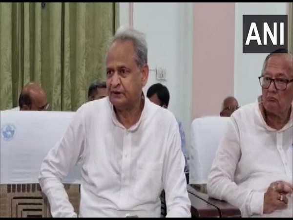 ajasthan CM Ashok Gehlot in Bikaner (Photo/ANI)