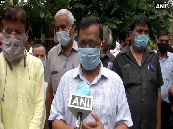 Delhi Chief Minister Arvind Kejriwal while speaking to ANI. (Photo/ANI)