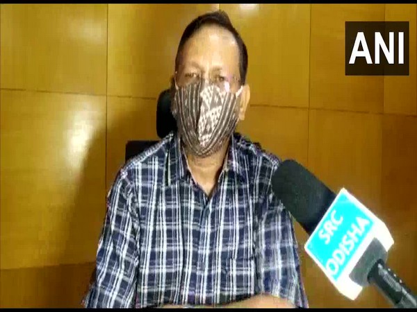 Pradeep Kumar Jena, Special Relief Commissioner during a press briefing on Friday. (ANI)