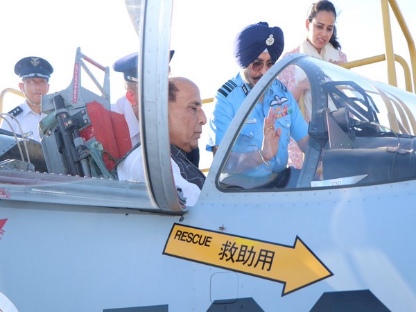 Defence Minister Rajnath Singh visited the Hamamatsu Air Base in Japan on Tuesday