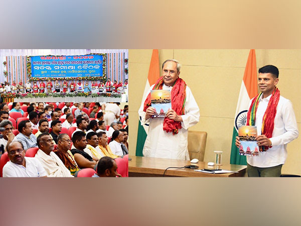Odisha CM Naveen Patnaik in his virtual review meeting of Jagannath Yatra (Photo/ANI)