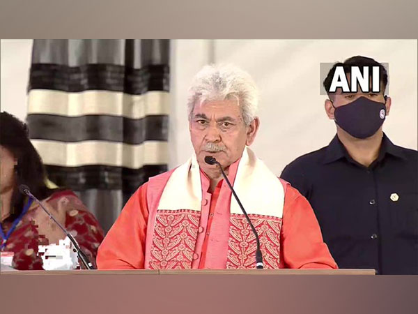 Jammu and Kashmir Lieutenant Governor Manoj Sinha (Photo/ANI)