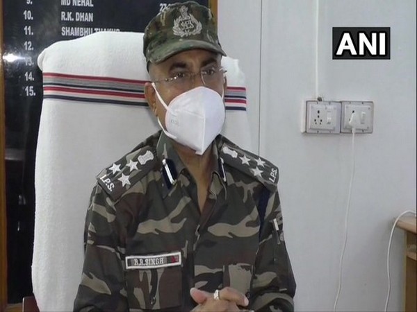 DIG, Kolhan Range, Rajeev Ranjan Singh speaking to media. 