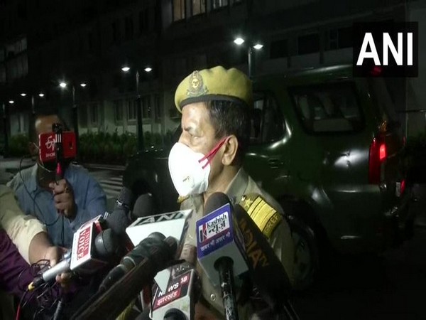Anil Kumar, ADG, Border Roads Organisation speaking to reporters in Ranchi. 
