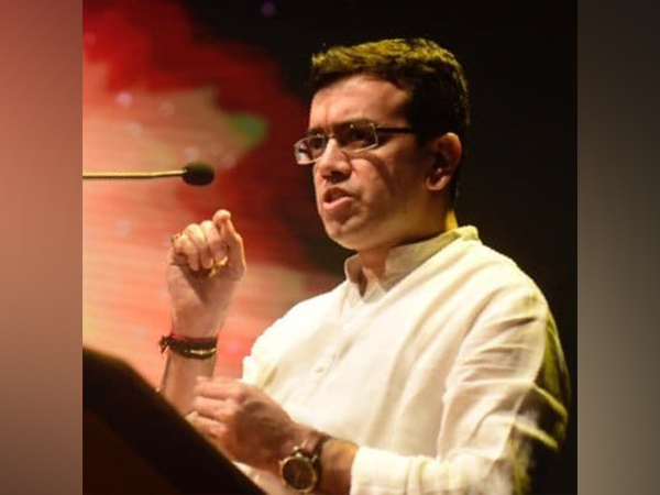 Thane district chief of Shiv Sena, Kedar Dighe. (ANI Photo)