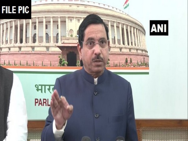 Union Minister of Parliamentary Affairs Pralhad Joshi (Photo/ANI)