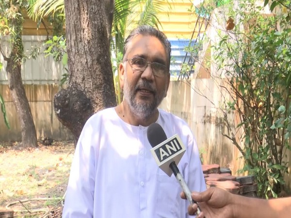 Kerala BJP vice president KS Radhakrishnan at Kochi (Photo/ANI)