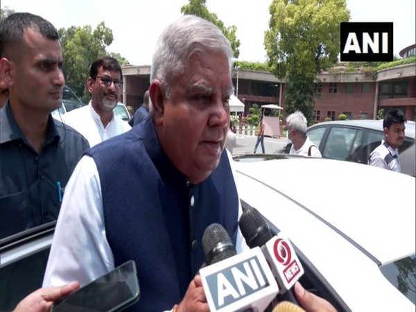 NDA's vice presidential candidate West Bengal Governor Jagdeep Dhankhar (Photo/ANI)